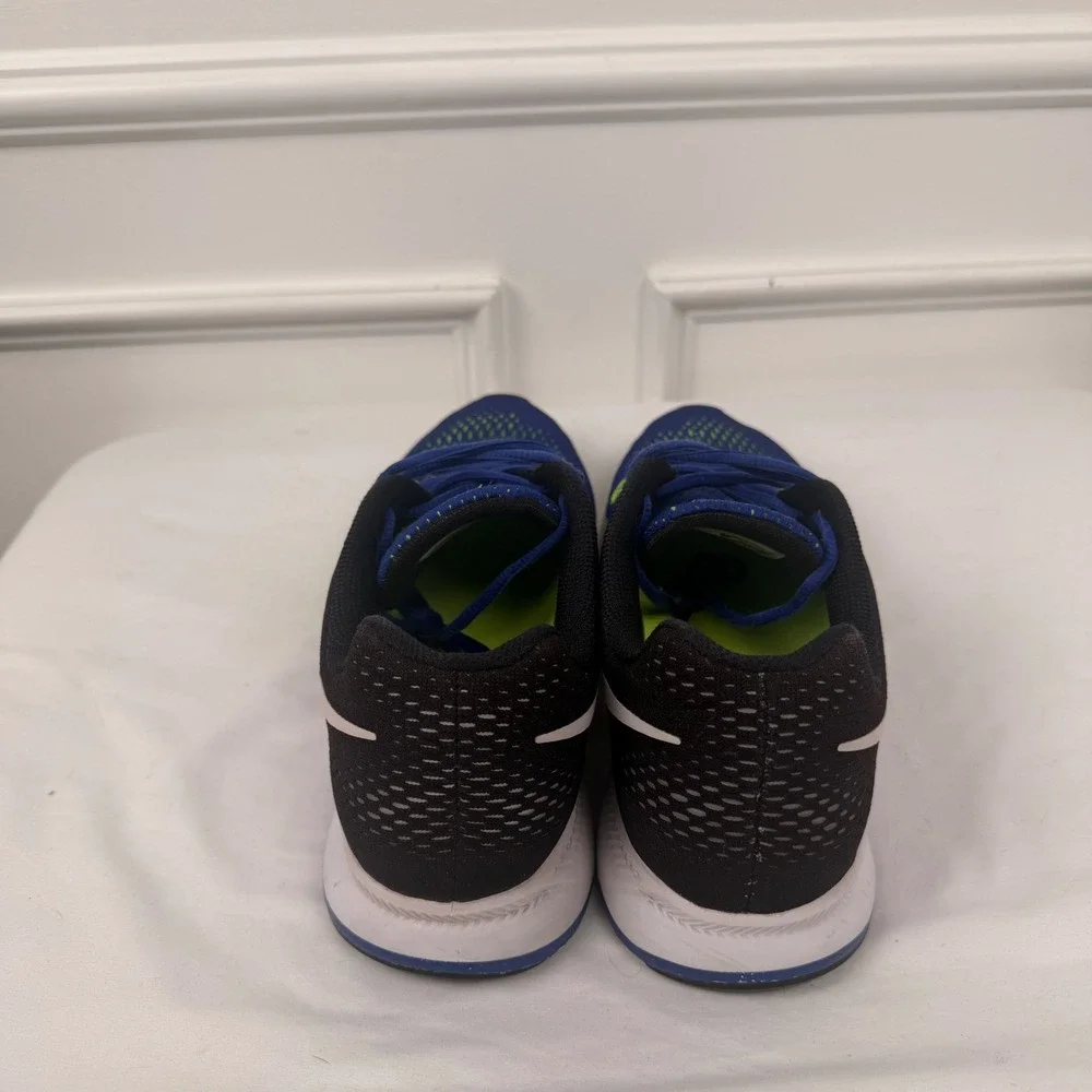 Nike Air Zoom Pegasus 33 Mens Running Shoes Blue Black Volt 831352-400 Size 10.5